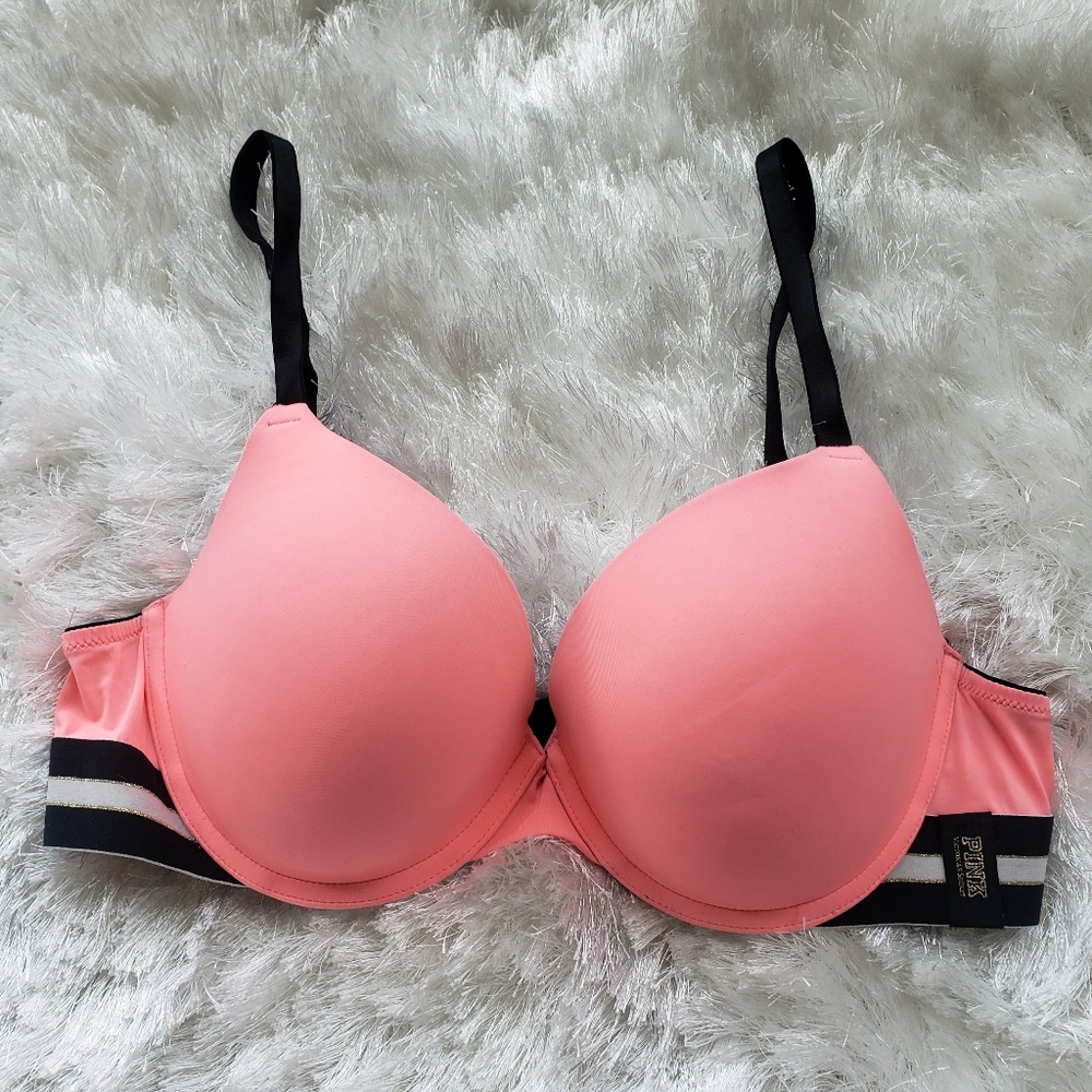 Pink Victoria's Secret Push Up Bra